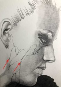 鉛筆 ヒビが入った顔の描き方を画像付きで解説します グロ絵研究所