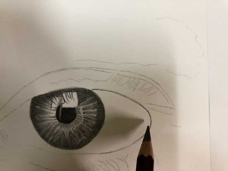 鉛筆画 リアルな目の描き方 おすすめの道具も紹介 グロ絵研究所