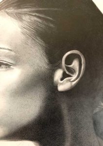 【鉛筆画】初心者必見「耳」をさっぴつで描く。