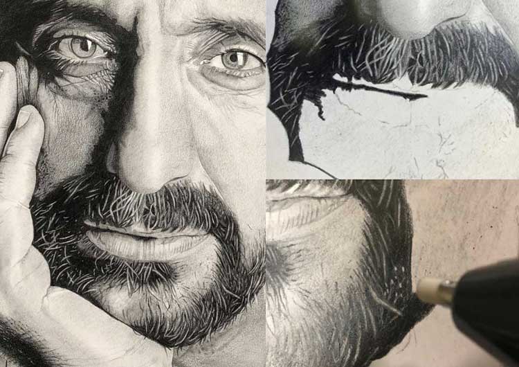 鉛筆画 リアルな顔を描く時に失敗しやすい3つのパターン グロ絵研究所