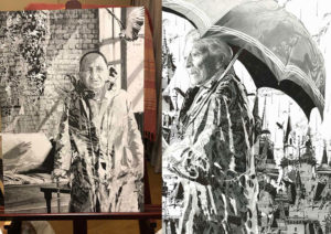 【鉛筆画】テンプレートを利用して絵を簡単にアレンジする方法