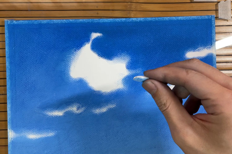 パステル画_リアルな「空と雲」の描き方を大公開！ | パステル画の森