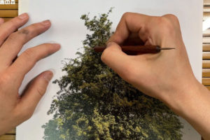 リアルパステル画の下書きは「トレース」が必須！！